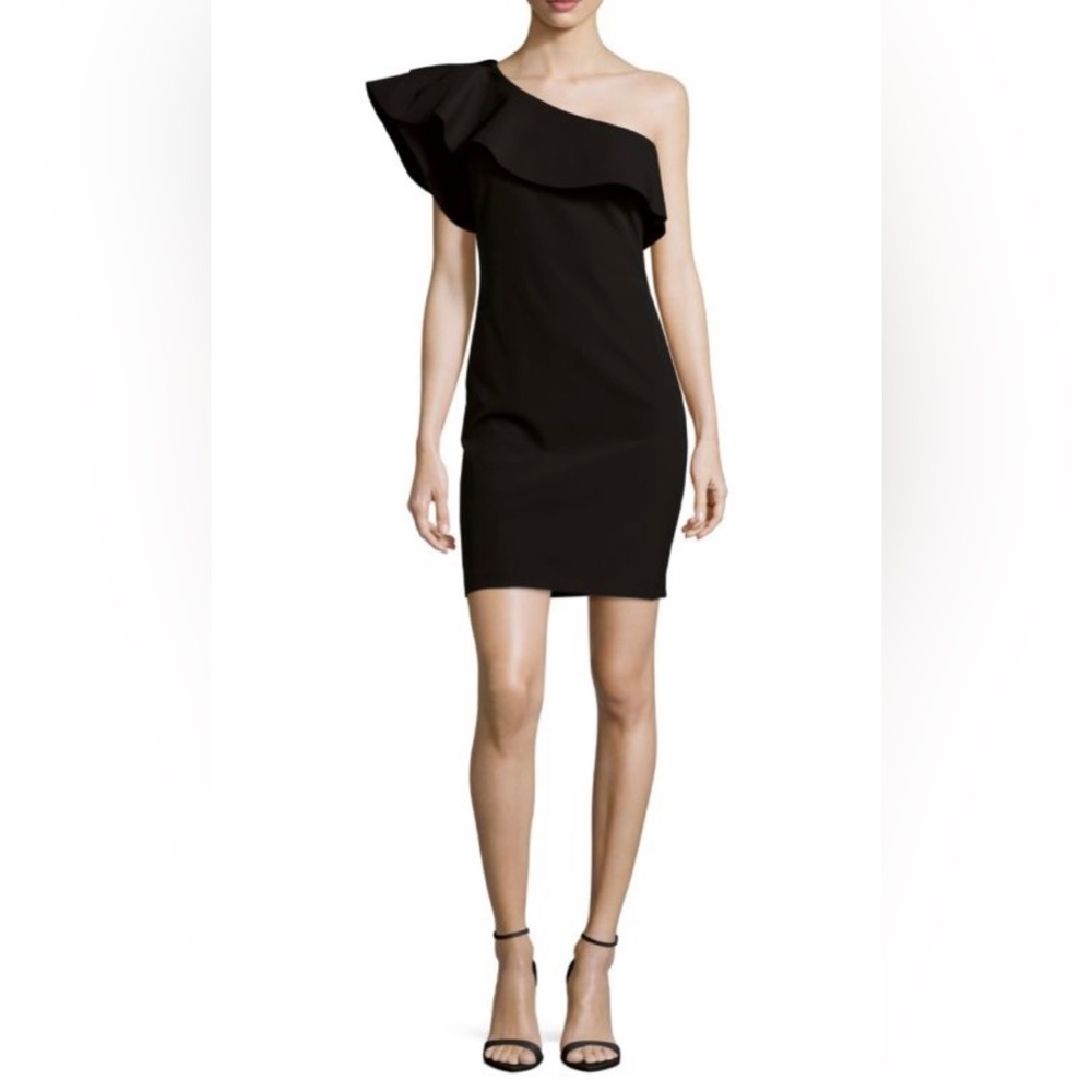 Alexia Admor One-shoulder Ruffle Mini Dress Size S